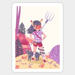 Little Warrior Sticker